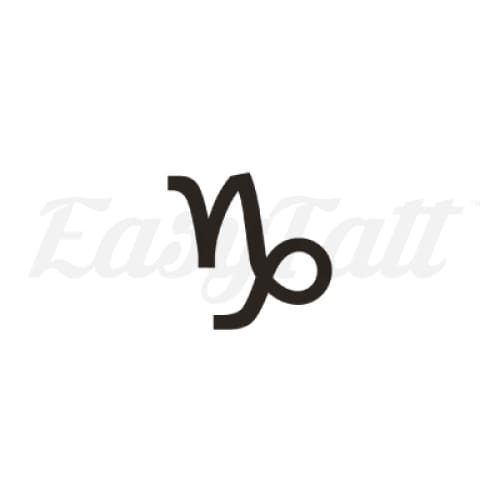 Capricorn - Temporary Tattoo
