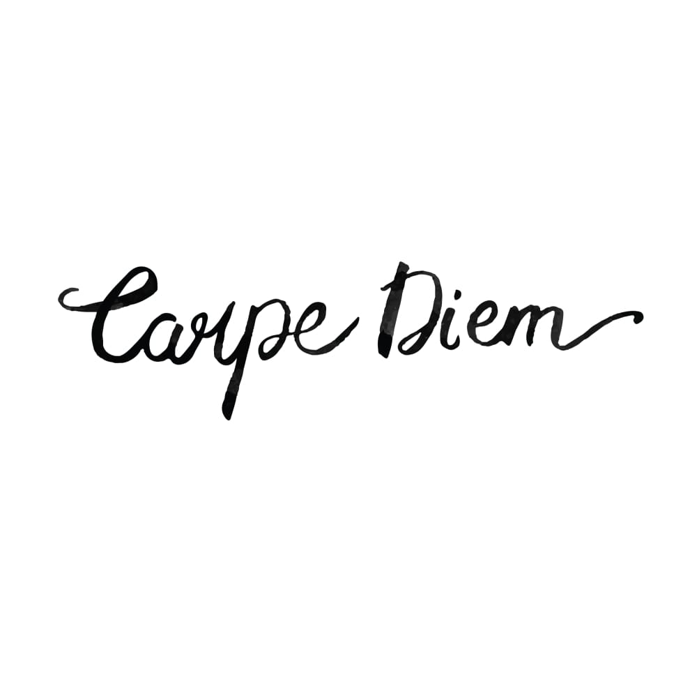 Carpe Diem - By Eastern Cloud - Temporary Tattoo