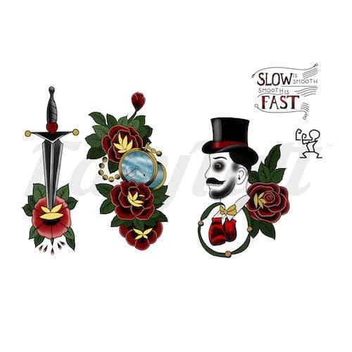 Conor McGregor Tattoos - Temporary Tattoo