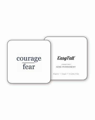 Courage Over Fear x 2