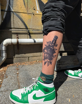 Dagger Panther - Semi-Permanent Tattoo