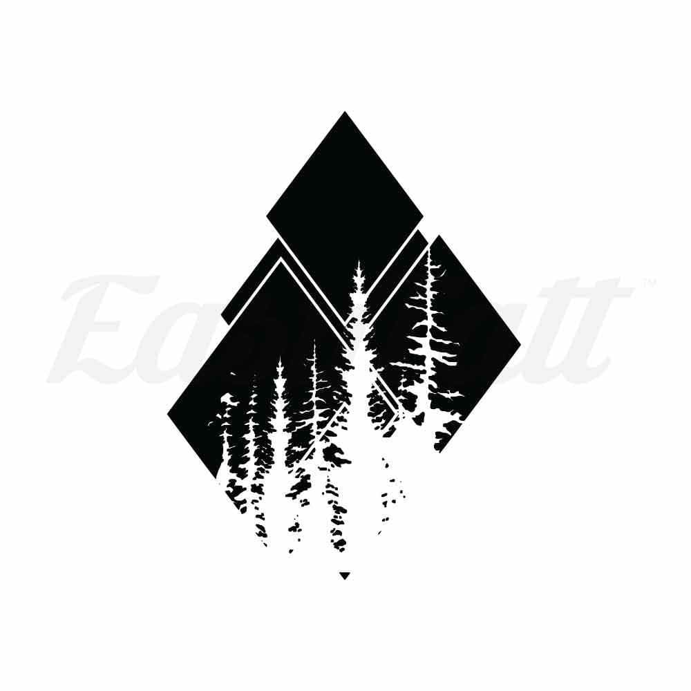 Dark Forest - By Jen - Temporary Tattoo