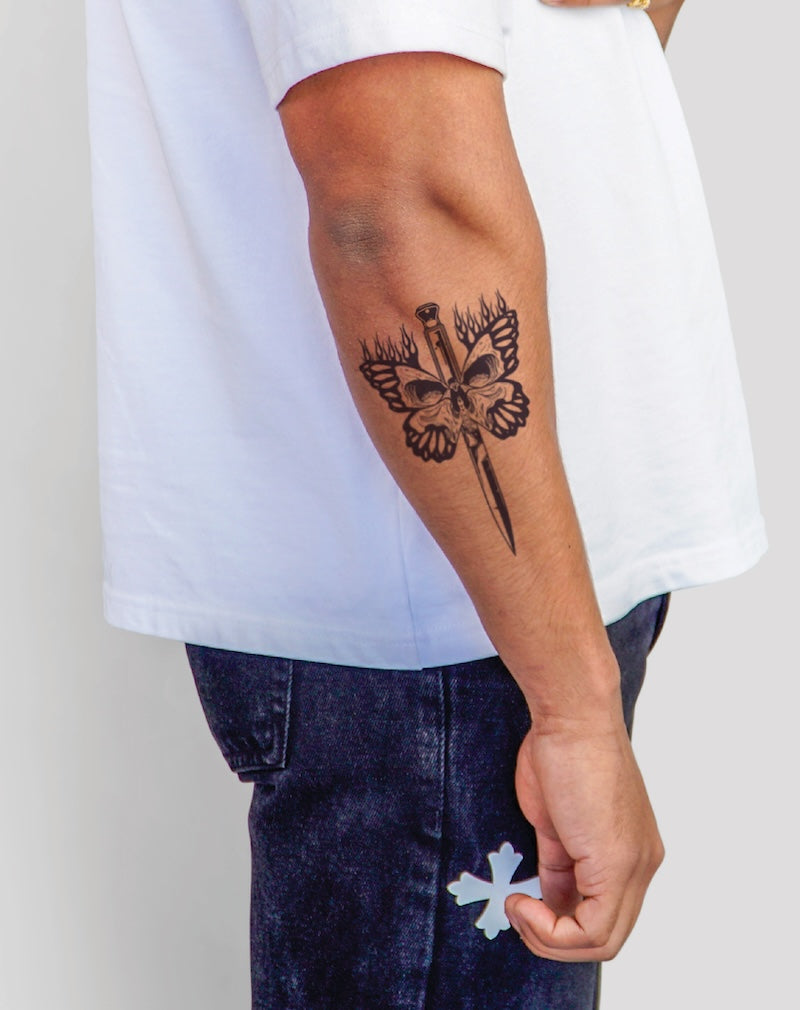 Deadly Blade - Semi-Permanent Tattoo