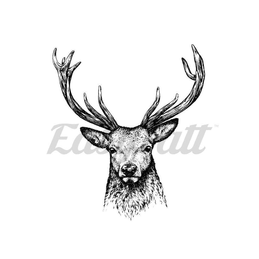 Deer - Temporary Tattoo