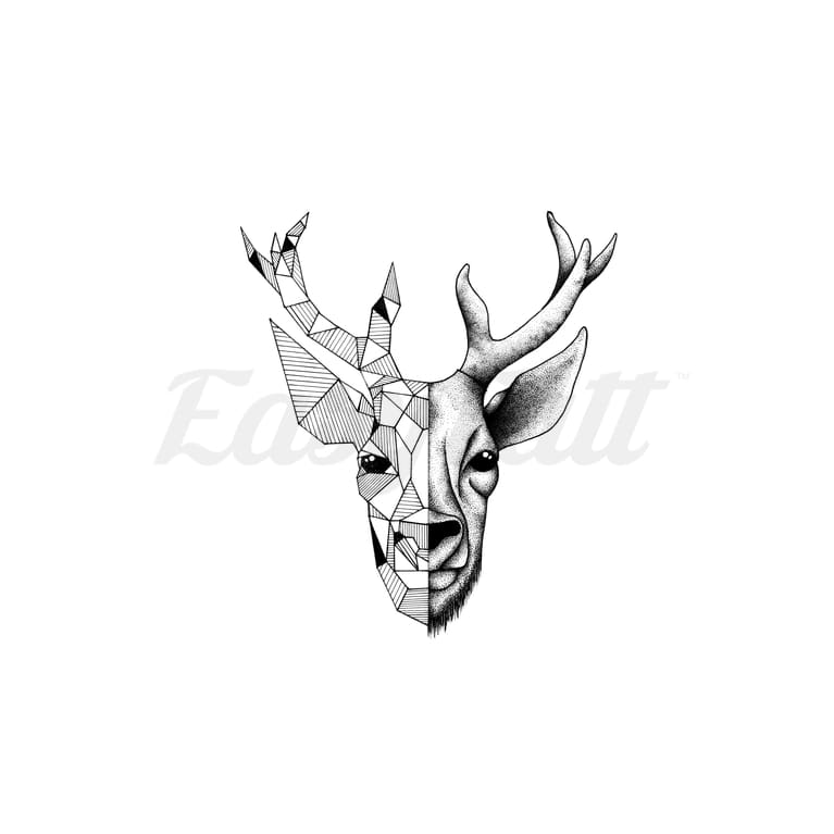 Deer - Temporary Tattoo