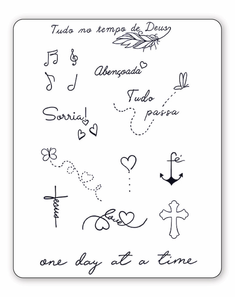 (12 Tattoos) Delicate Things - Semi-Permanent Tattoos