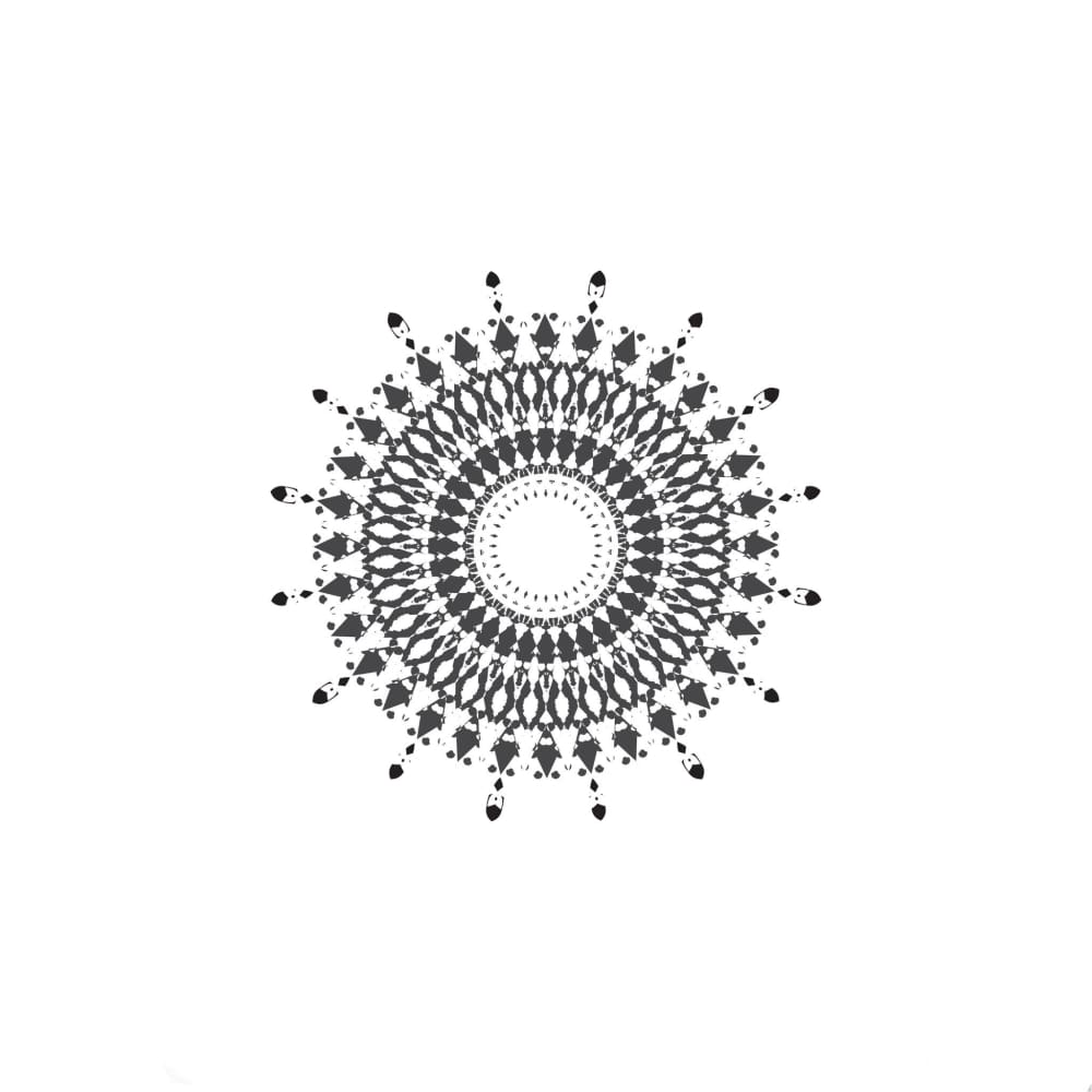 Detailed Mandala - Temporary Tattoo