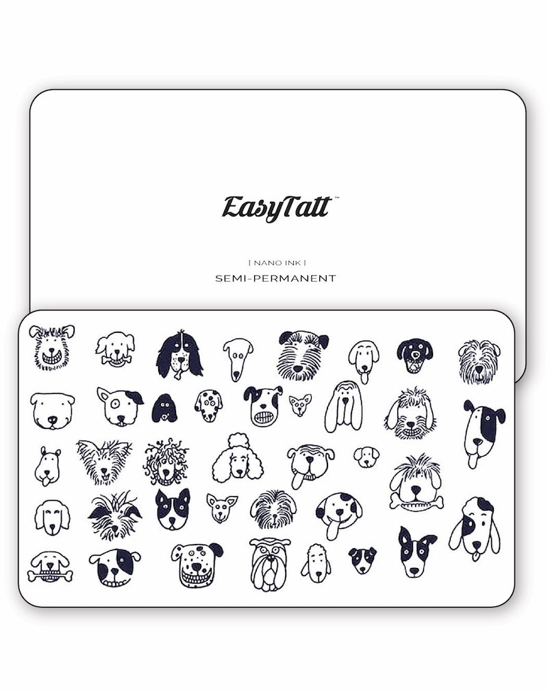 (38 Tattoos) The Dog Park - Semi-Permanent Tattoos