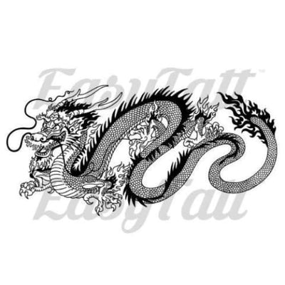 Dragon - Temporary Tattoo