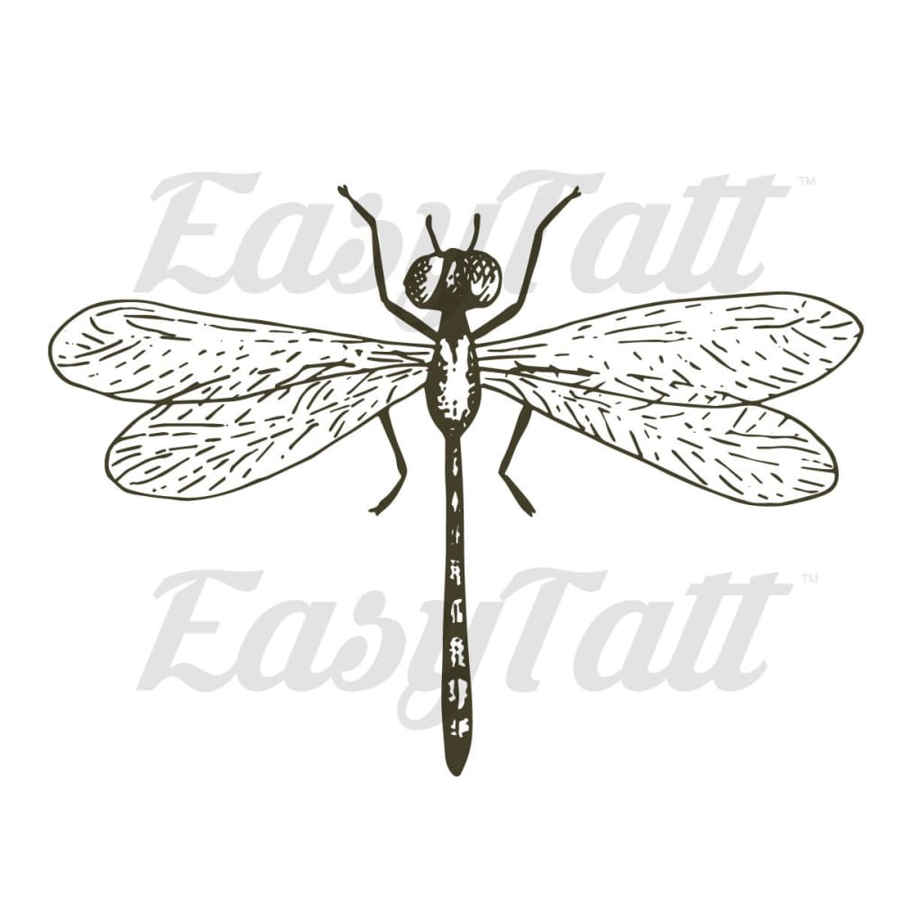 Dragonfly - Temporary Tattoo