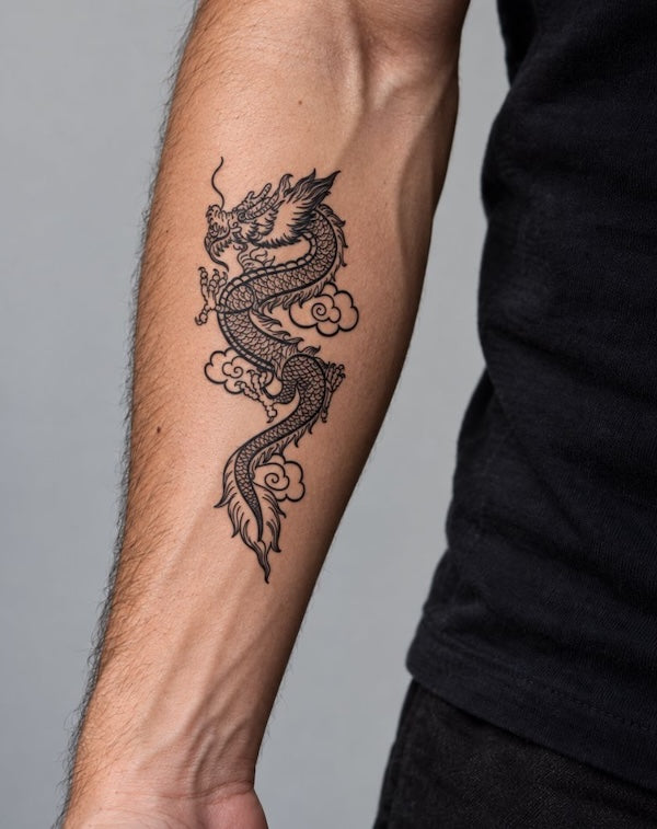Dragon in Clouds