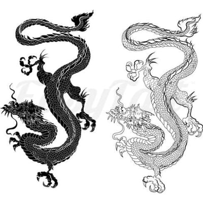 Dragons - Temporary Tattoo