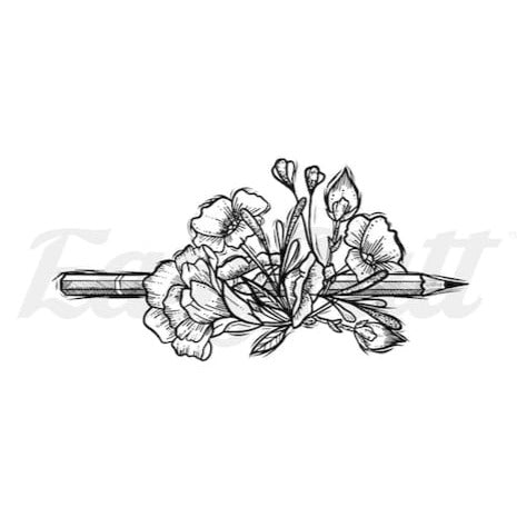 Drawing Life - Temporary Tattoo