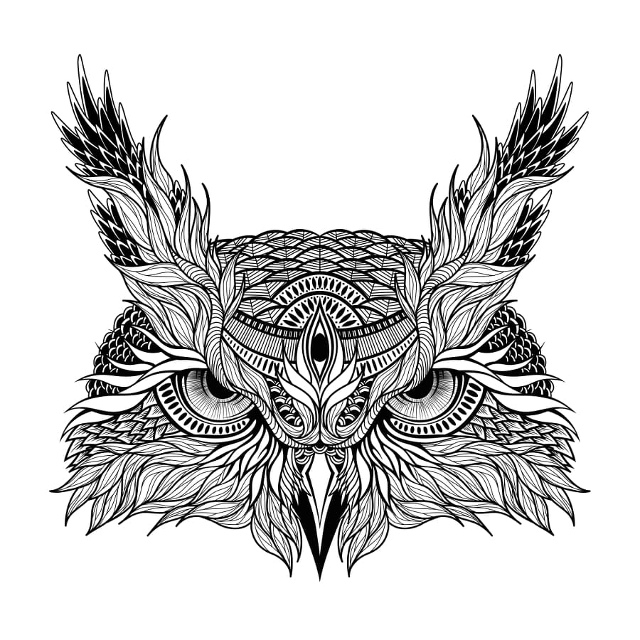 Eagle Head - Temporary Tattoo