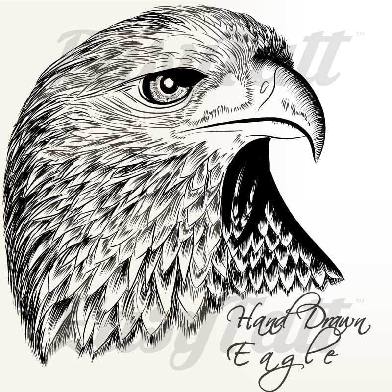 Eagle - Temporary Tattoo