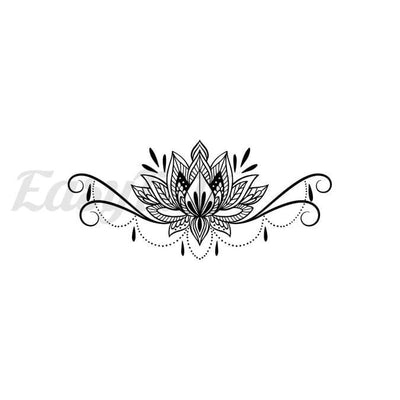 Enchanting Lotus - Temporary Tattoo