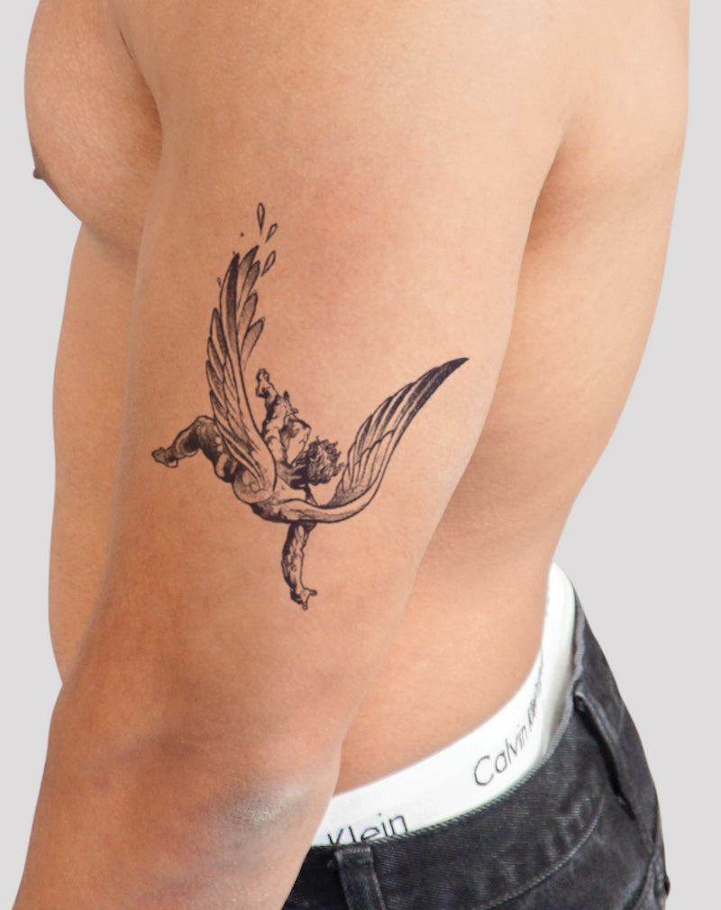 Fallen Angel - Semi-Permanent Tattoo
