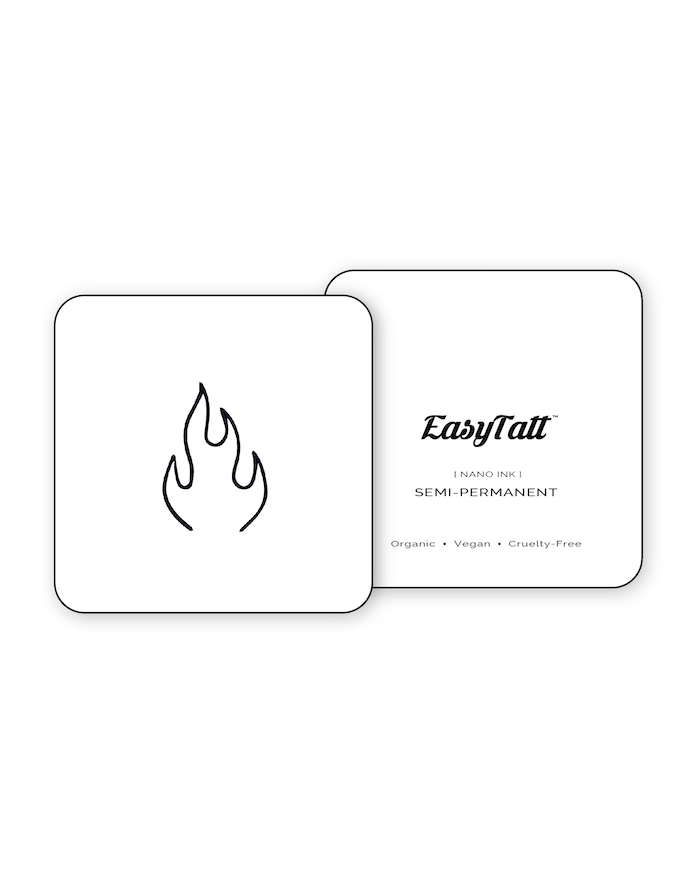 Flame - Semi-Permanent Tattoo