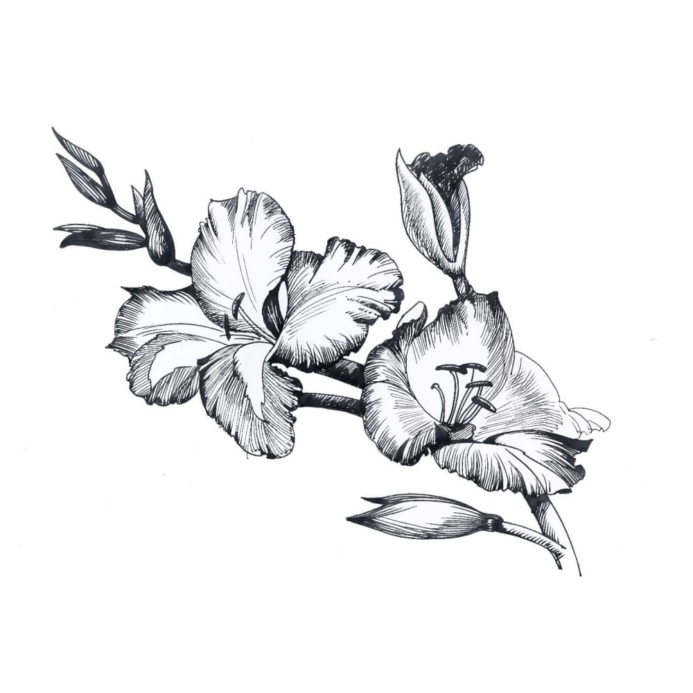 Floral - Temporary Tattoo