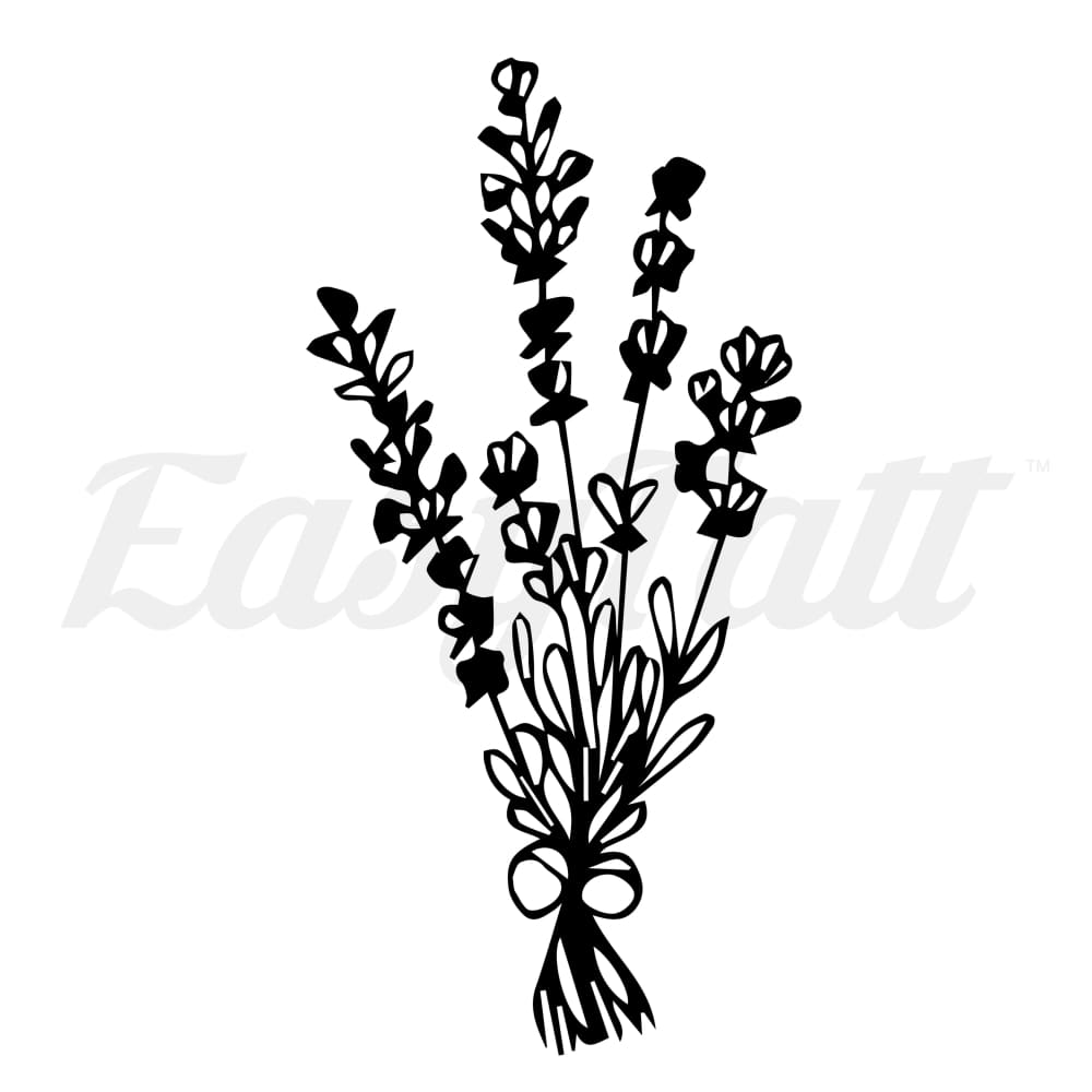 Flower Bouquet - Temporary Tattoo