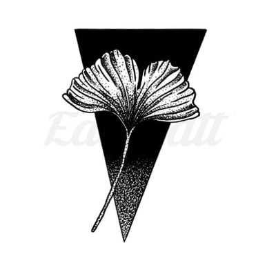 Flower Triangle - Temporary Tattoo