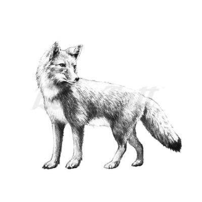 Fox - Temporary Tattoo