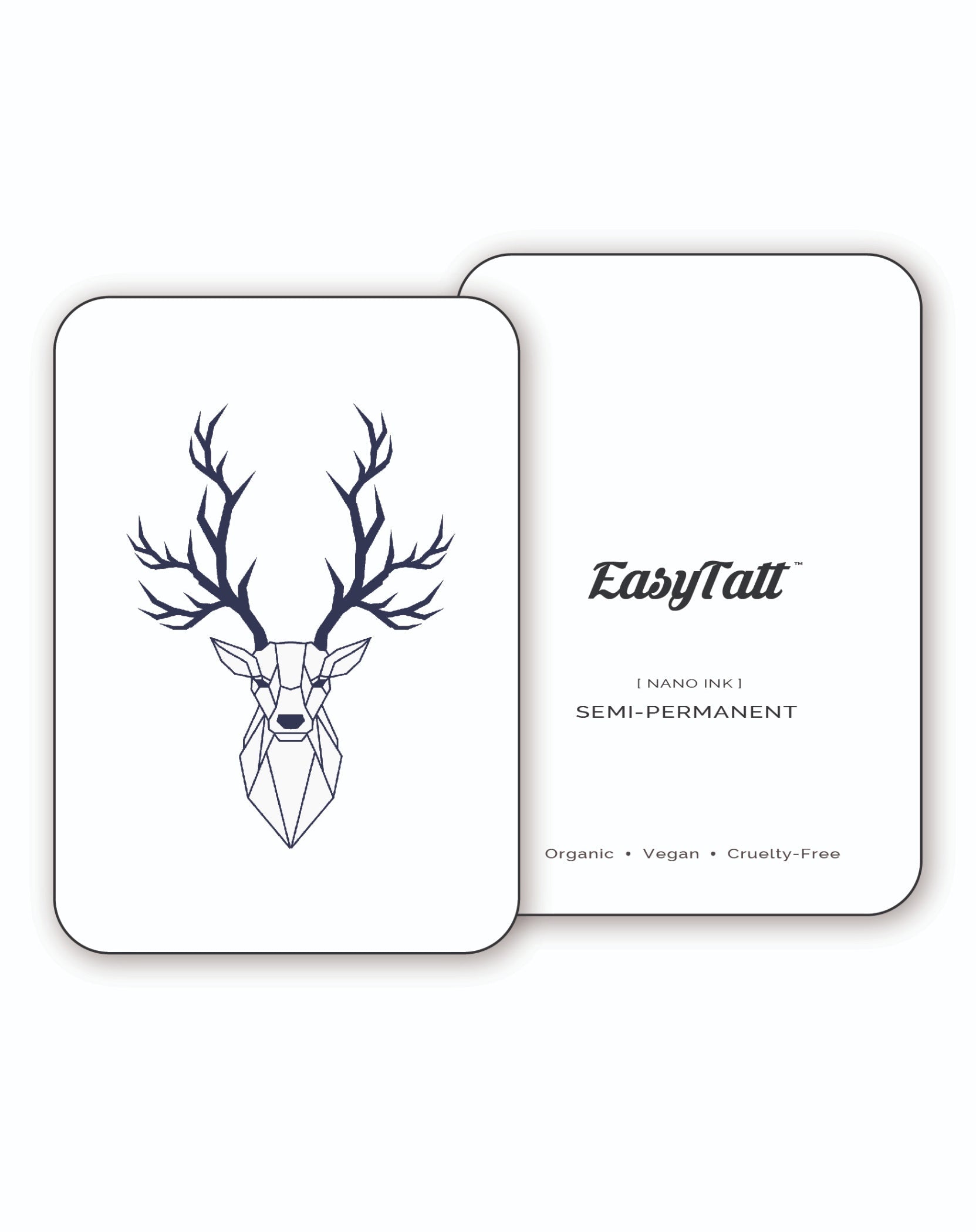 Geometric Deer - Semi-Permanent Tattoo
