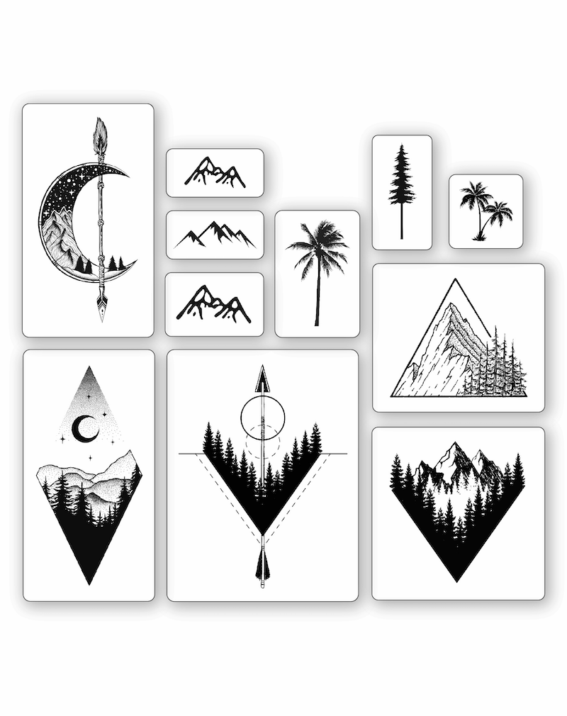 (11 Tattoos) Get Lost - Semi-Permanent Tattoos