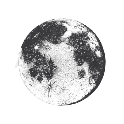 Globe of Earth - Temporary Tattoo