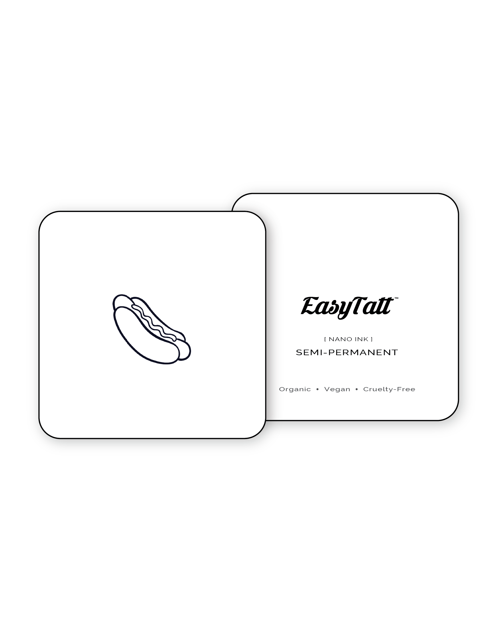 Hot Dog - Semi-Permanent Tattoo