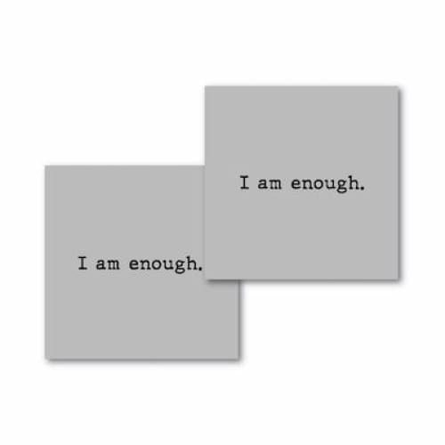 I am enough. - Semi-Permanent Stencil Kit