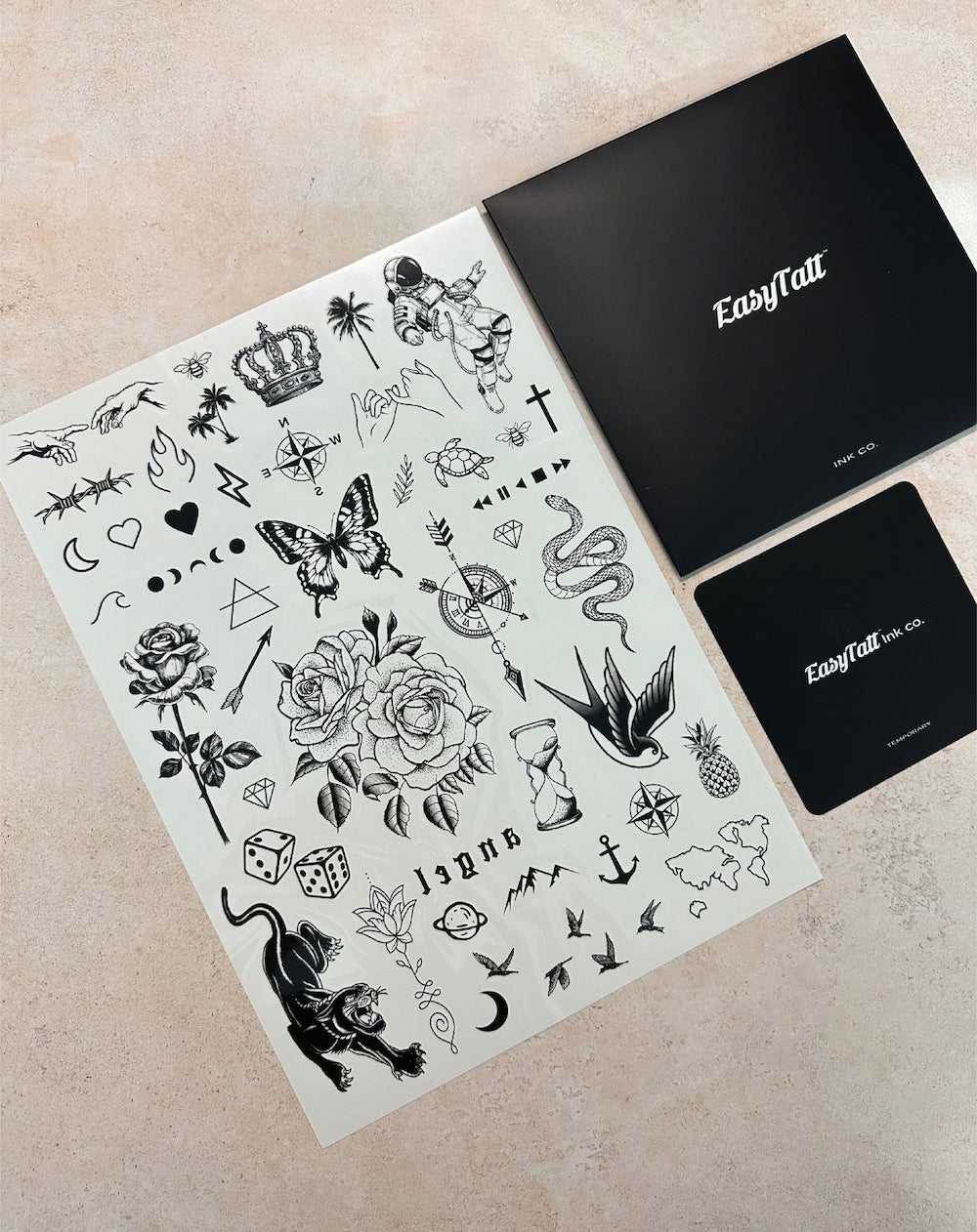 (45 Tattoos) Indecisive - Temporary Tattoos