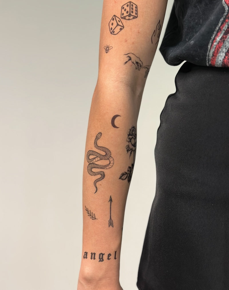 (45 Tattoos) Indecisive - Temporary Tattoos