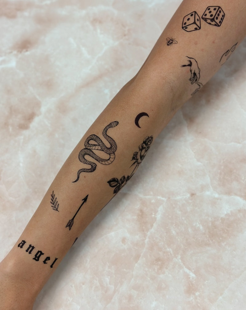 (45 Tattoos) Indecisive - Temporary Tattoos