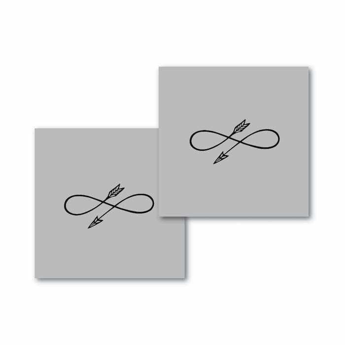 Infinity Arrow - Semi-Permanent Stencil Kit