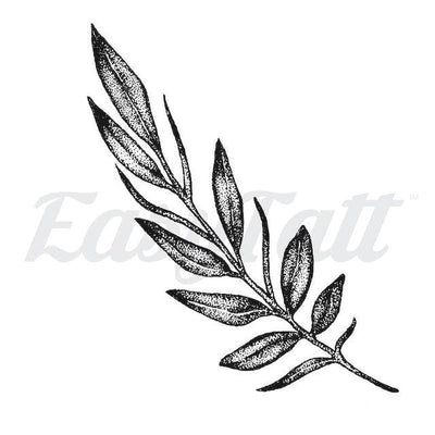 Leaf Branch - Temporary Tattoo