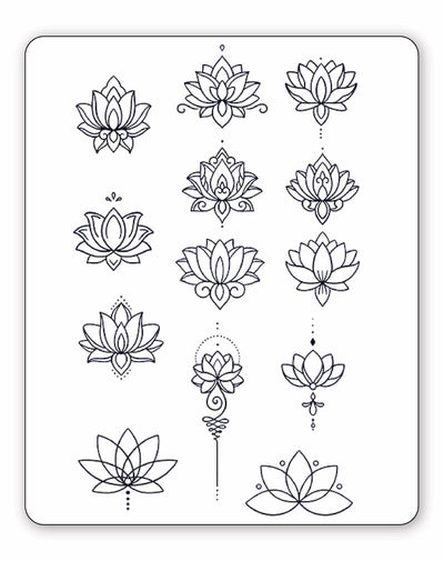 (13 Tattoos) Lotus Love