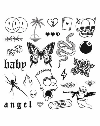 (24 Tattoos) Mixed Feelings Pack