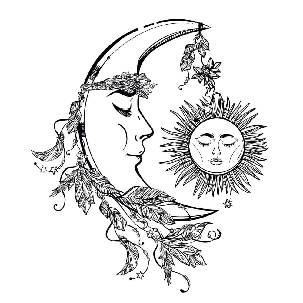 Moons - Temporary Tattoo