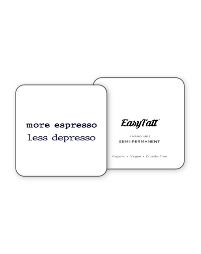 More espresso less depresso