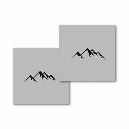 Mountains Semi-Permanent Tattoo Kit - Lasts 1-2 Weeks -