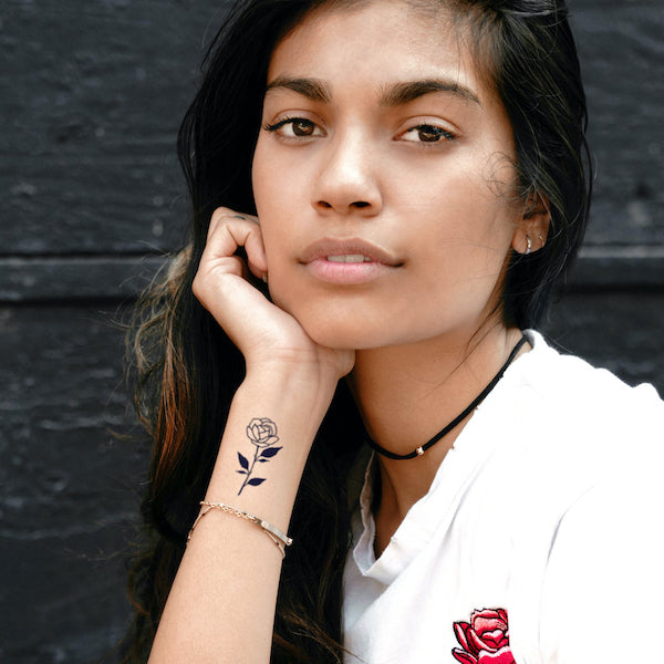 Noir Rose - Semi-Permanent Tattoo