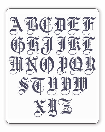 Old English Pack - 26 Tattoos