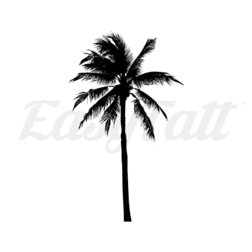 Palm Tree - Temporary Tattoo