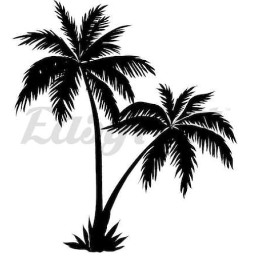 Palm Trees - Temporary Tattoo