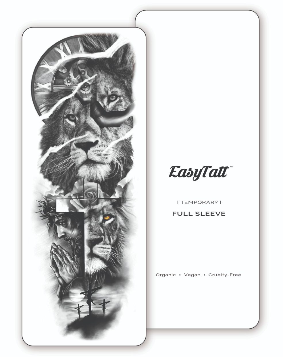 (Full Sleeve) Persistence - Temporary Tattoo