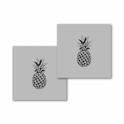 Pineapple Semi-Permanent Tattoo Kit - Lasts 1-2 Weeks -