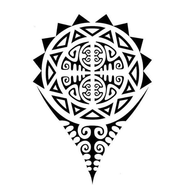 Polynesian Pattern - Temporary Tattoo