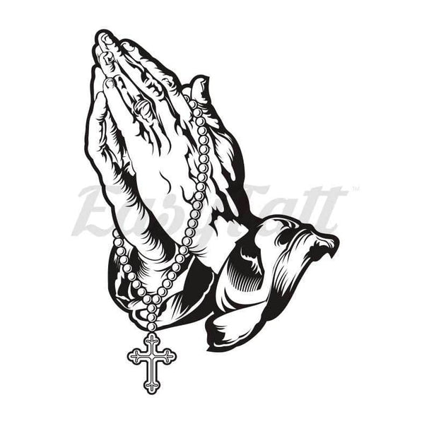 Praying Hands Temporary Tattoo | EasyTatt™ – EasyTatt Ink co.