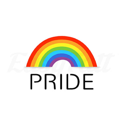 Pride Rainbow - Temporary Tattoo